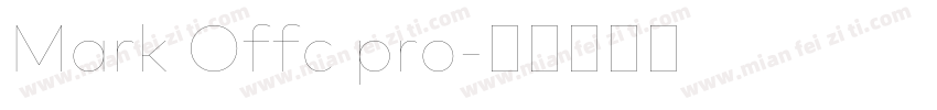 Mark Offc pro字体转换